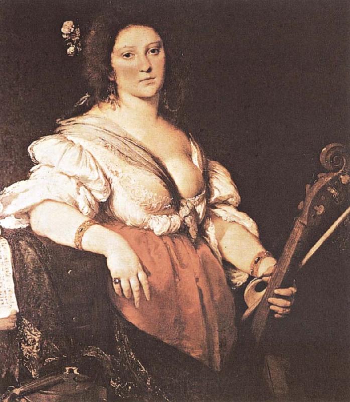 Bernardo Strozzi Bernardo Strozzi, Joueuse de viole de gamb Spain oil painting art